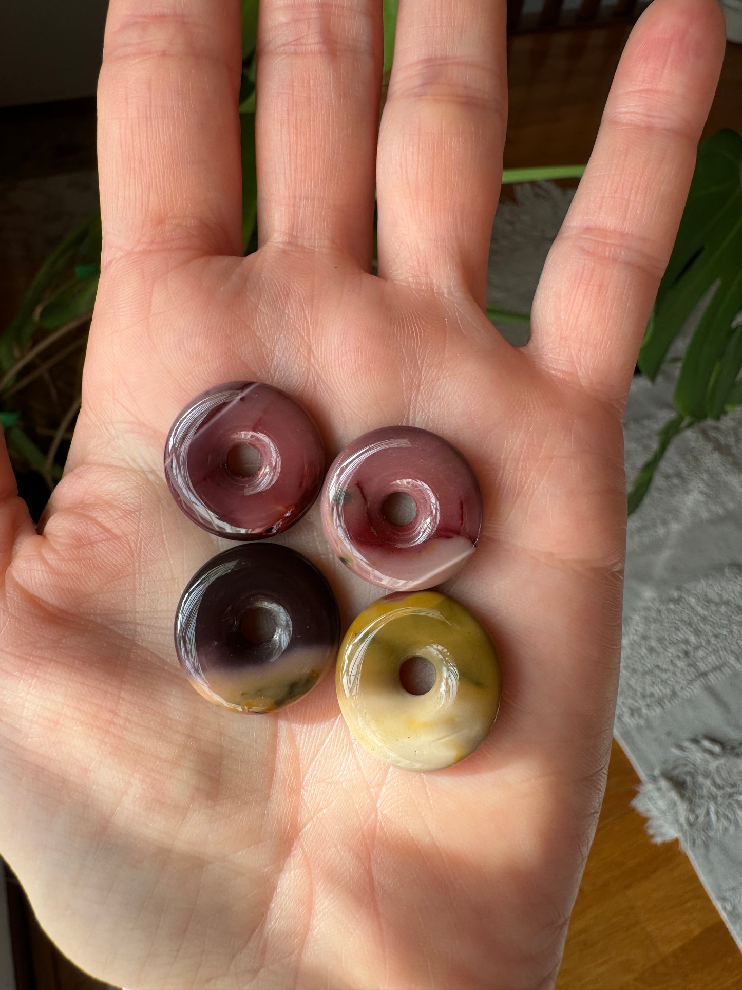 Donuts de piedra natural.