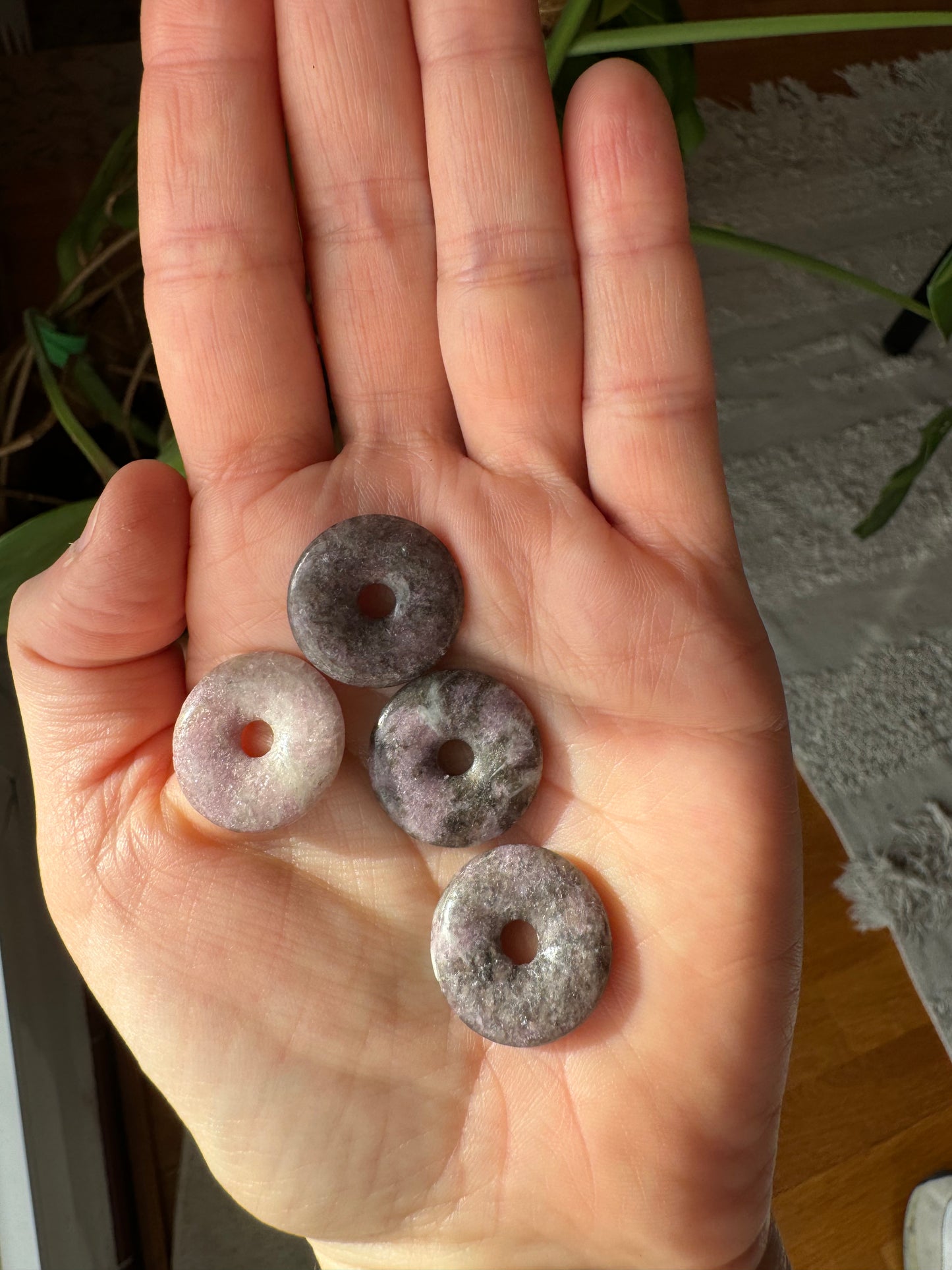 Donuts de piedra natural.